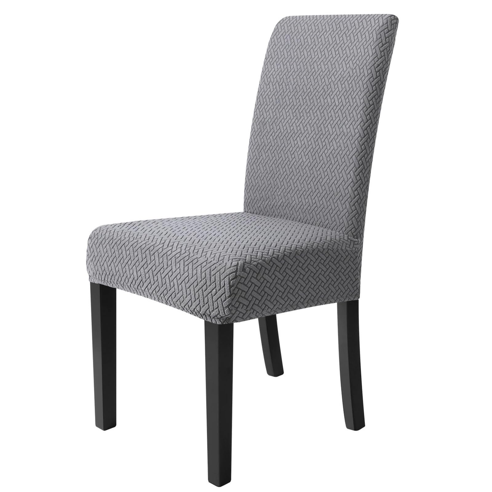 ECPGPMDLDT Chair Covers Stretch Kitchen Dining Room Removable Washable(A,4pcs)