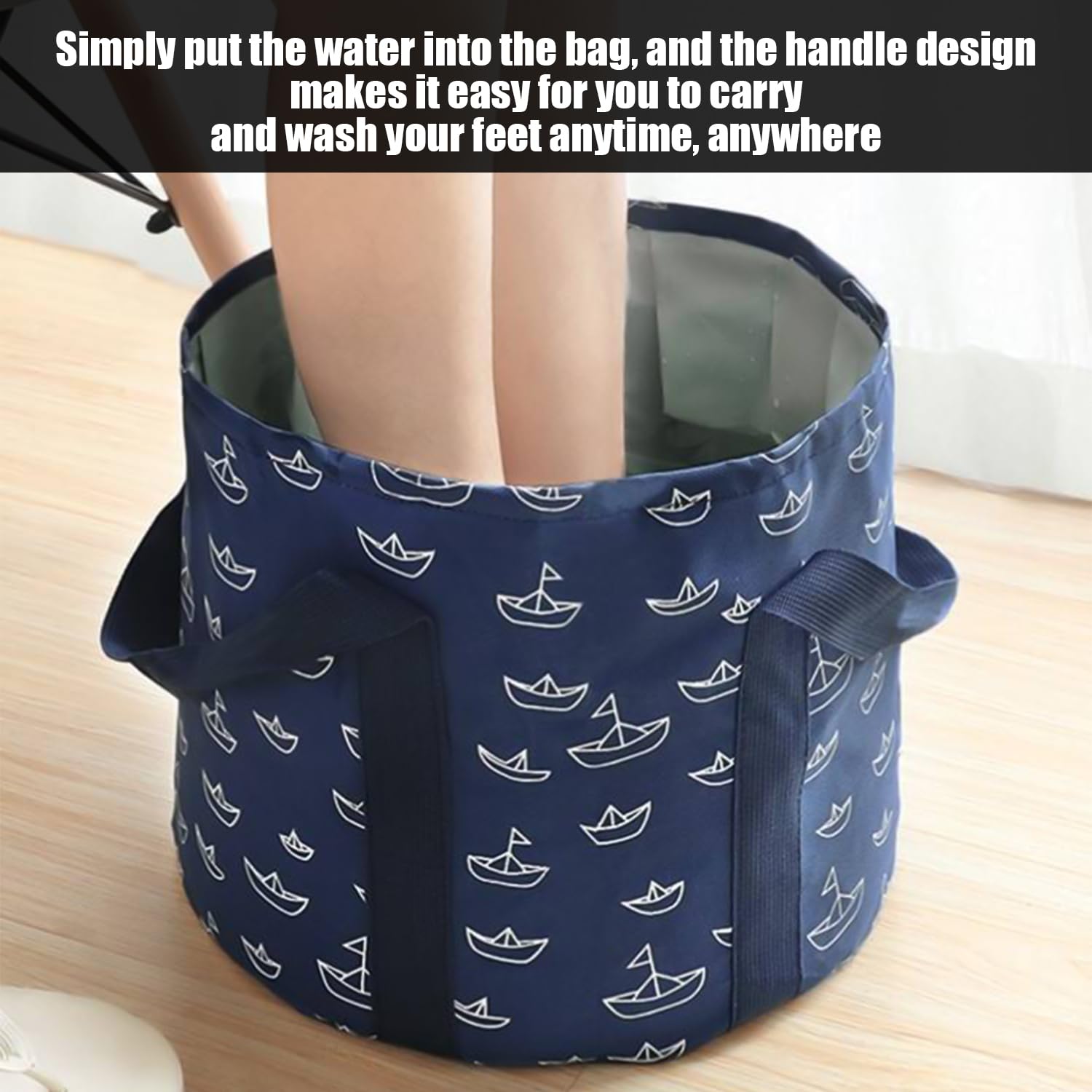 Pediluvio Plegable Portátil SPA para Pies con Lima