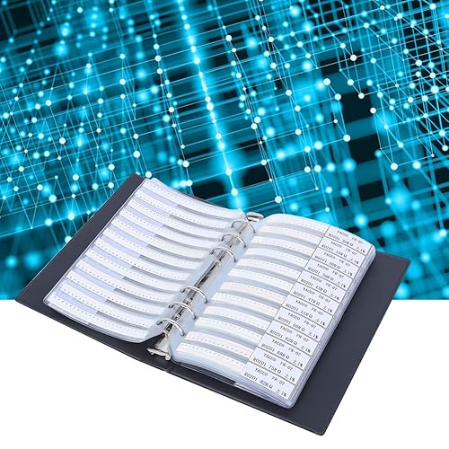 Miniatura 6 de Libro de muestras de resistencia, referencia 0201 serie 170 tipos Guía de trabajo del libro de herramientas del electricista para la ingeniería