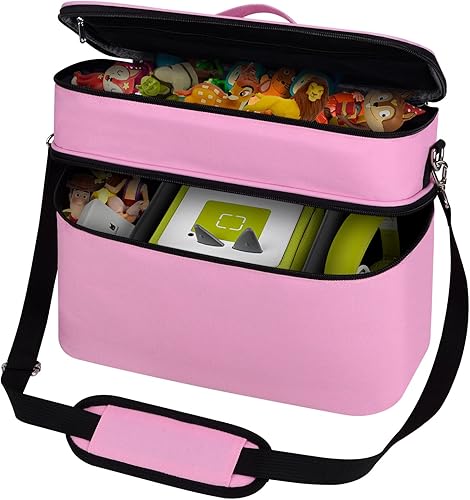 Bolsa de transporte de almacenamiento para ToniesStorypod accesorios, para personajes de Tonie, estación de carga y auriculares, solo funda (grande,