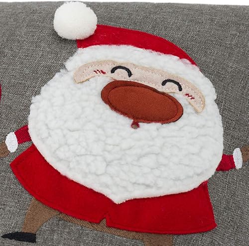 Miniatura 4 de Funda de cojín de Navidad de Papá Noel, funda de almohada decorativa para sofá, cama, hogar, decoración de Navidad, 14 x 24 pulgadas