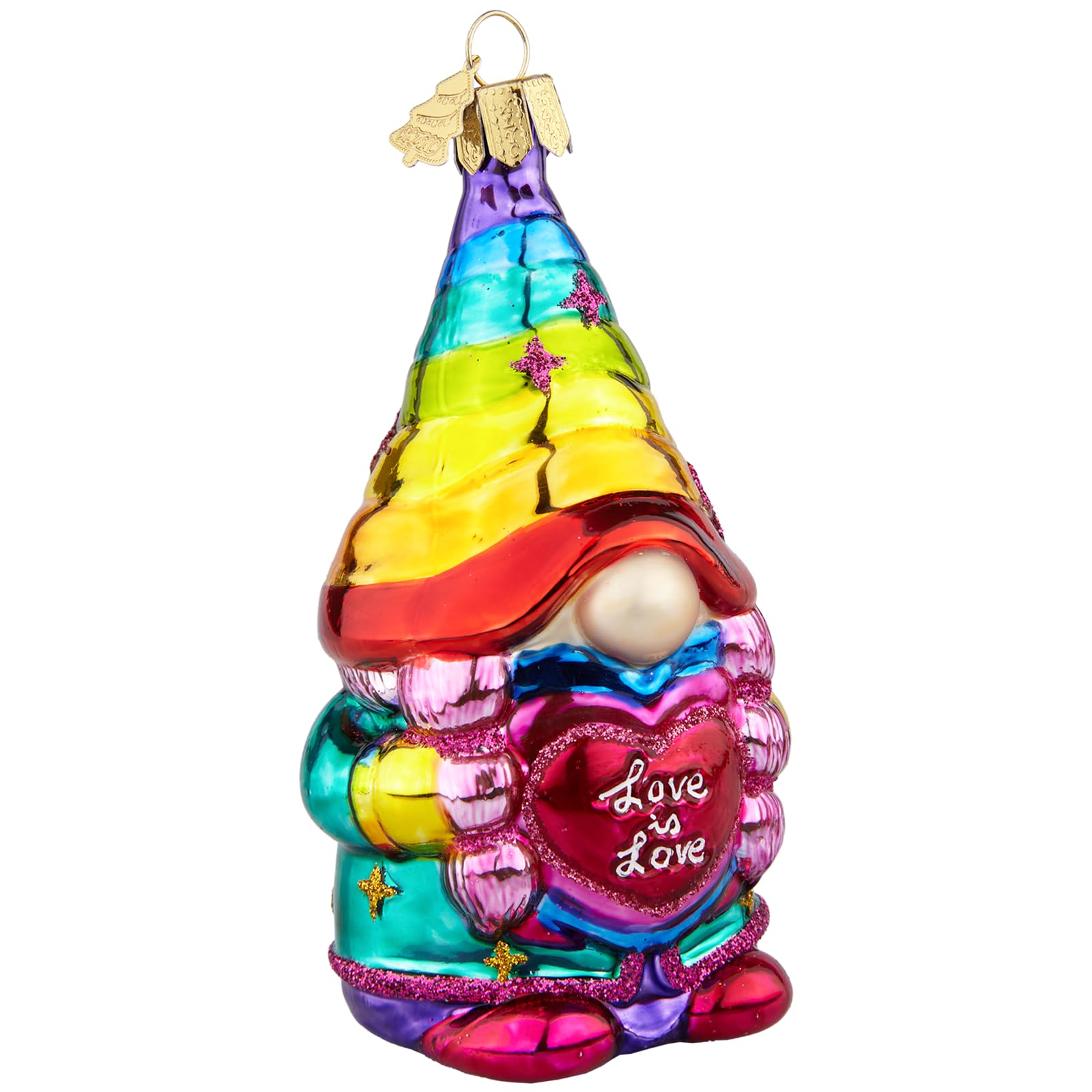 Wichtel-Weihnachtsbaumschmuck,Handgeblasenes Glas-Weihnachtsschmuck | Personalisierte Regenbogen Wichtel Ornament zum Aufhängen,Weihnachtsdekorationen für Gnome Liebhaber Geschenke