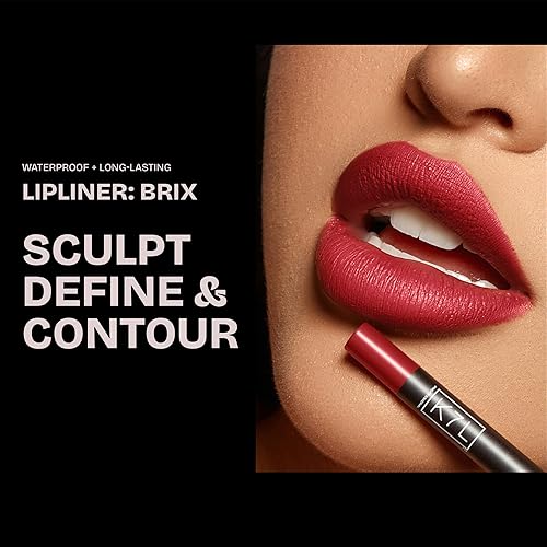 Miniatura 7 de K7L Lápiz delineador de labios marrón para mujer galleta