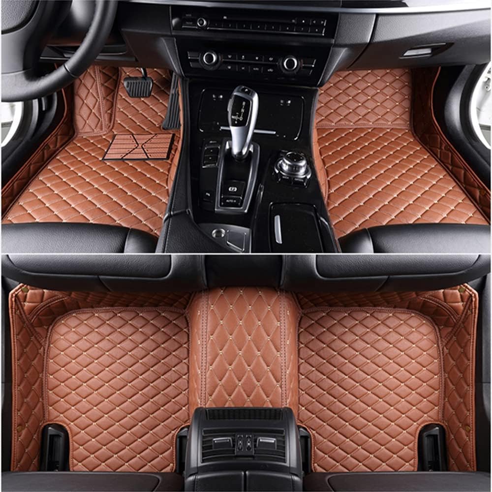 Abitacolo Tappetini per Auto In Pelle Su Misura Per Infiniti QX50 2018-2022 2023(LHD), Impermeabile Tappetino Set Copertura Completa Moquette Antiscivolo Fodera Protezion Tappeto Accessori