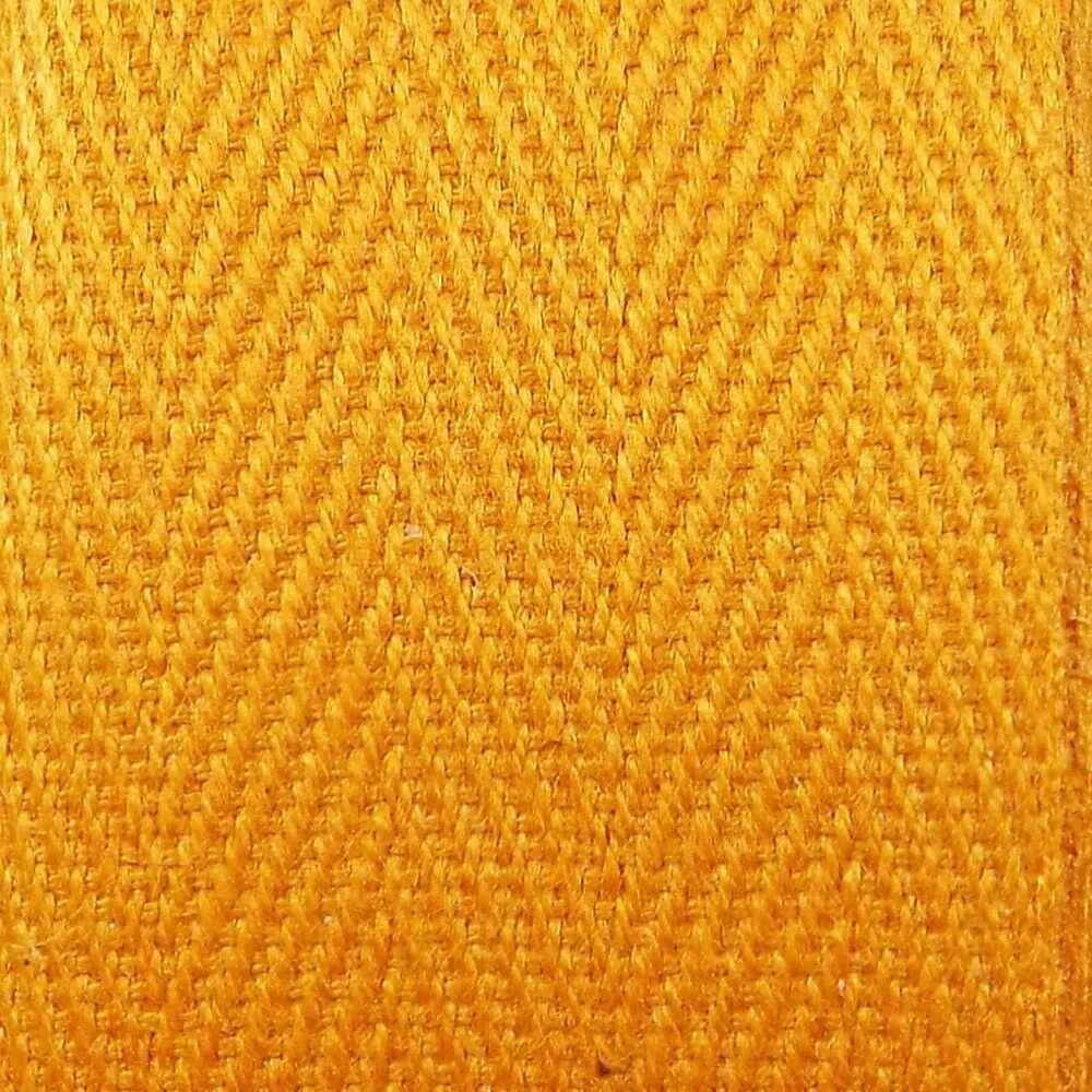 30mm Pure Cotton Herringbone Twill Tape Binding 37 Colours 1 2 4 8+ Metres 304D, 052 Amber Orange, 8 Metres