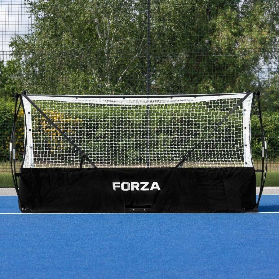 FORZA Bramki do hokeja na trawie ProFlex - 3 opcje rozmiaru: 2,44 x 1,22 m / 3 x 2 m / 3,66 x 2,14 m | projekt typu pop-up – ultramiękkie, lekkie bramki do ogrodu, szkoły, klubów (2,44 m x 1,22 m (Mini)