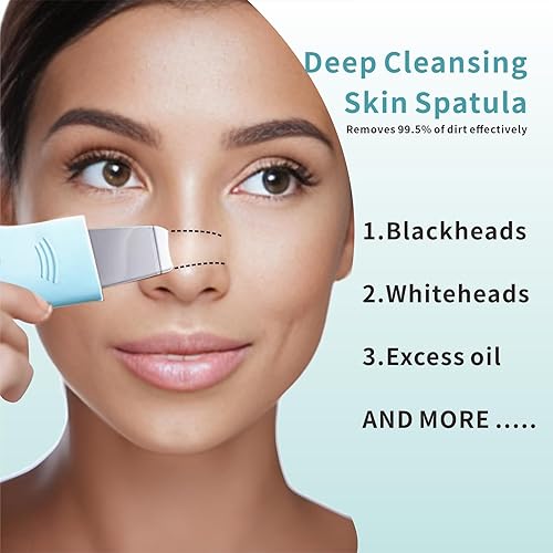 Miniatura 2 de Limpiador facial de silicona con herramienta para quitar puntos negros, para limpieza profunda de poros y exfoliantes, espátula, limpiador de poros,