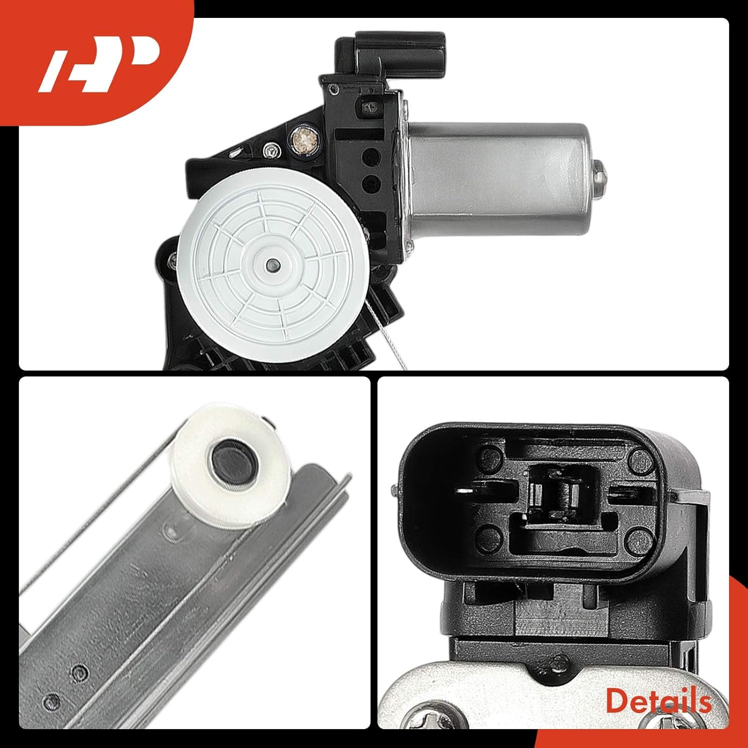 A-Premium Power Window Regulator with Motor Front Driver Side Compatible with Honda Civic 2022-2025 & Acura Integra 2023-2025