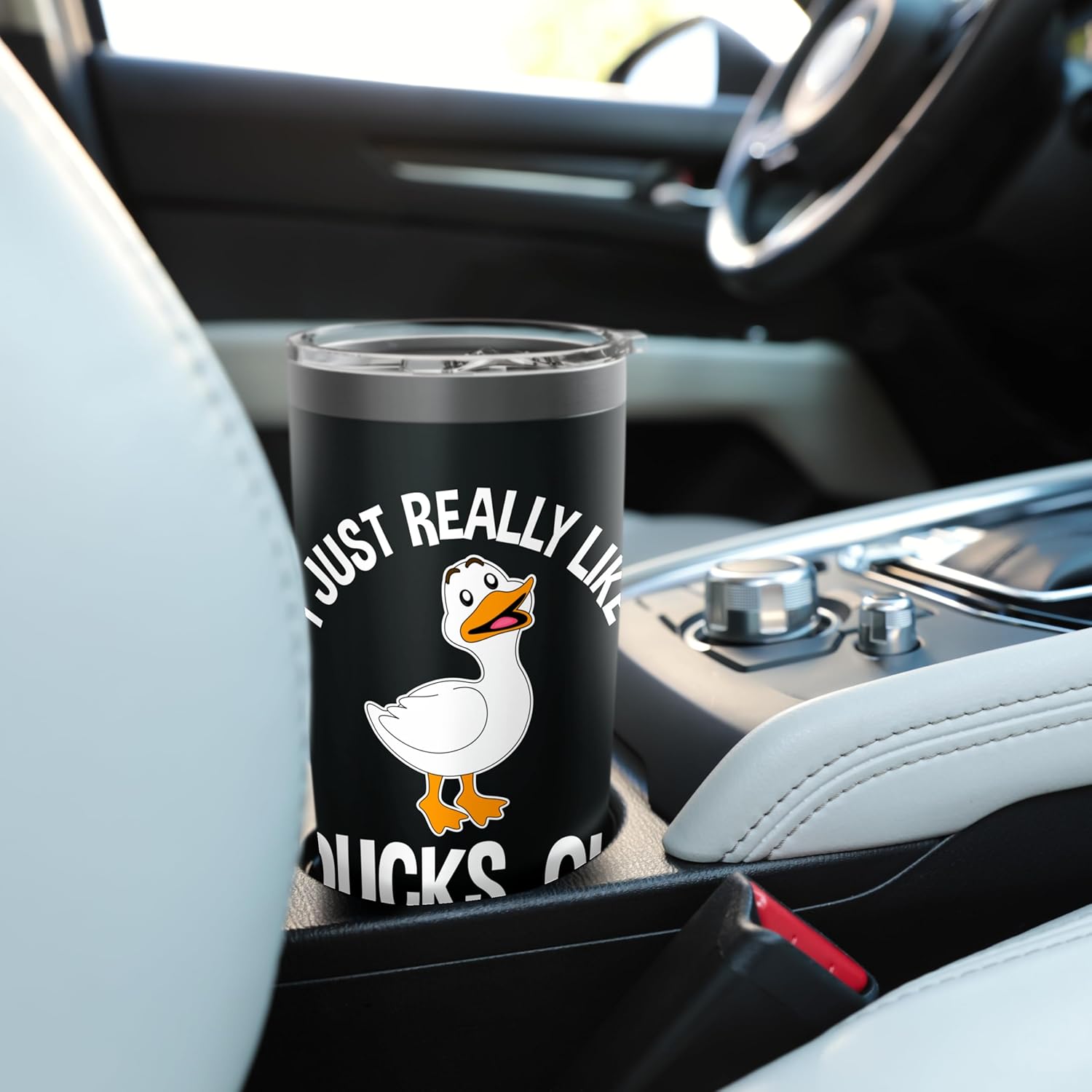 I Just Really Like Ducks Ok - Cute Duck Lover Men Women Stainless Steel Insulated Tumbler - Image 6