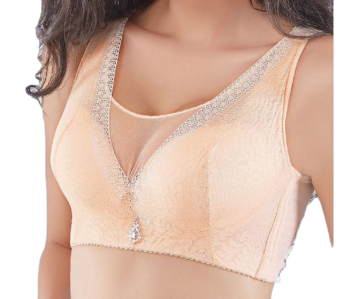 Women's Unlined Full-Coverage Comfort Strap Comfort Soft Elegant Bras-image-21