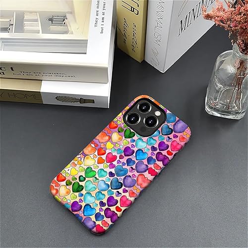 Vista 56 de SEized Funda compatible con iPhone 14 Pro Max, funda colorida de tablero de ajedrez para niñas, mujeres, niños y hombres, funda de protección
