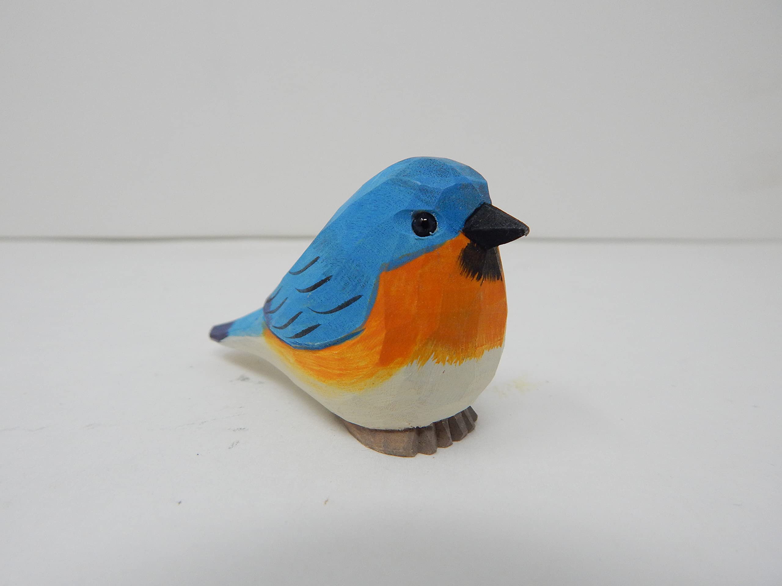 Amazon.com: Selsela Hand-Carved Eastern Bluebird Figurine - Wood