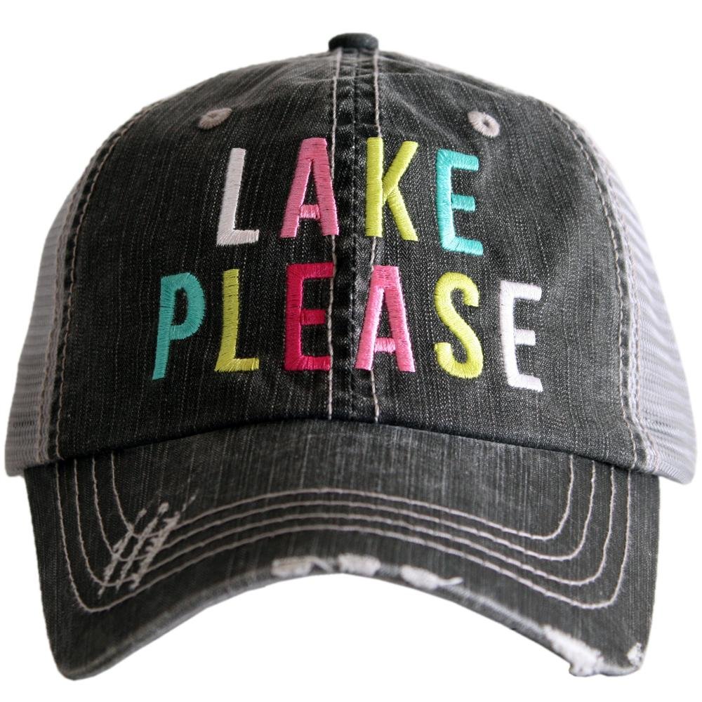 Lake Please Baseball Hat - Trucker Hat for Women - Stylish Cute Sun Hat