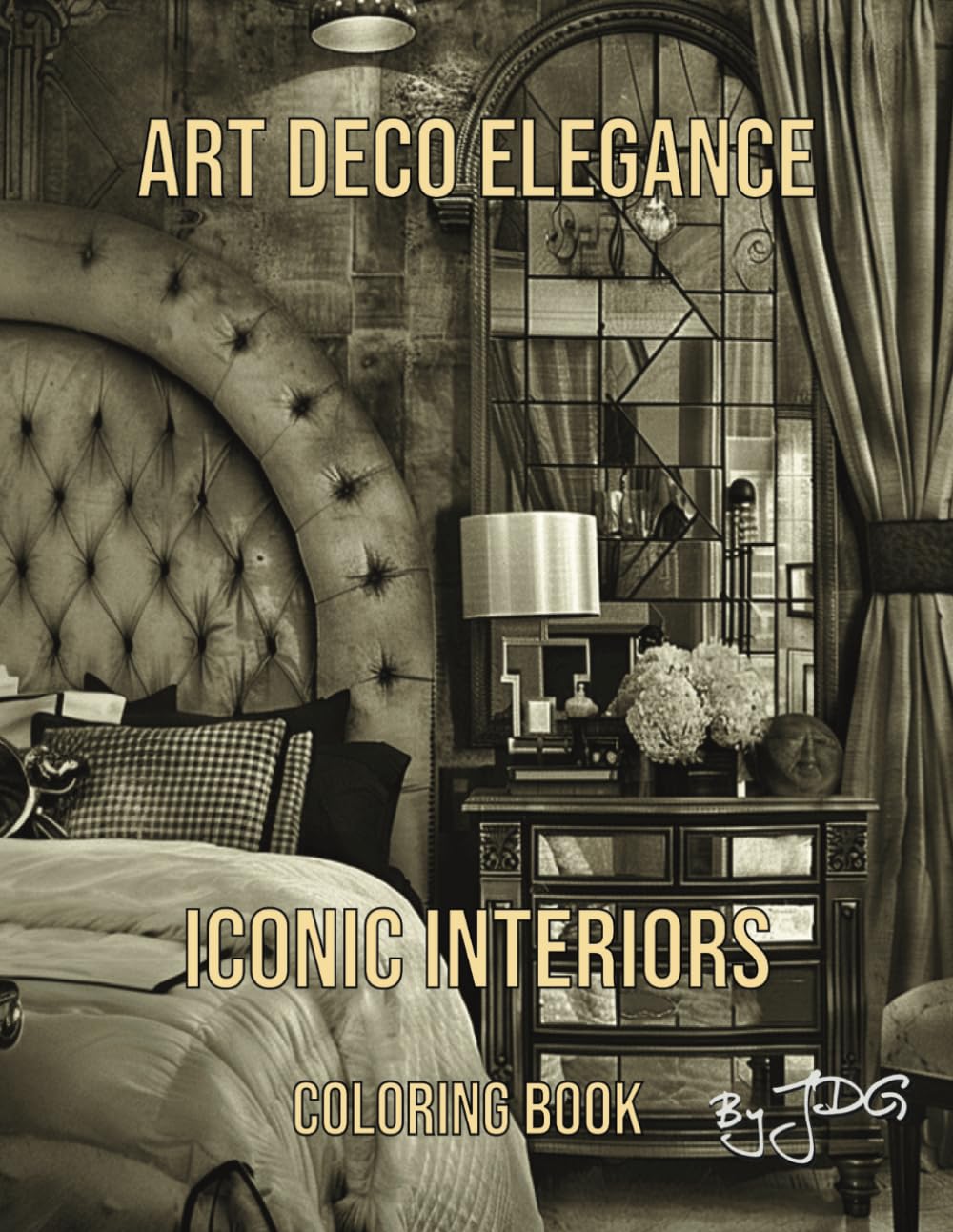 Art Deco Elegance: Iconic Interiors: Coloring Book