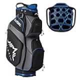 14-Way Golf Cart Bag, Full Length Premium Golf Bag for Men with Cooler Pocket, Handles and Rain Cover