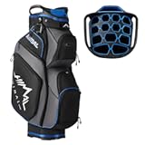 14-Way Golf Cart Bag&comma; Full Length Premium Golf Bag for Men with Cooler Pocket&comma; Handles and Rain Cover