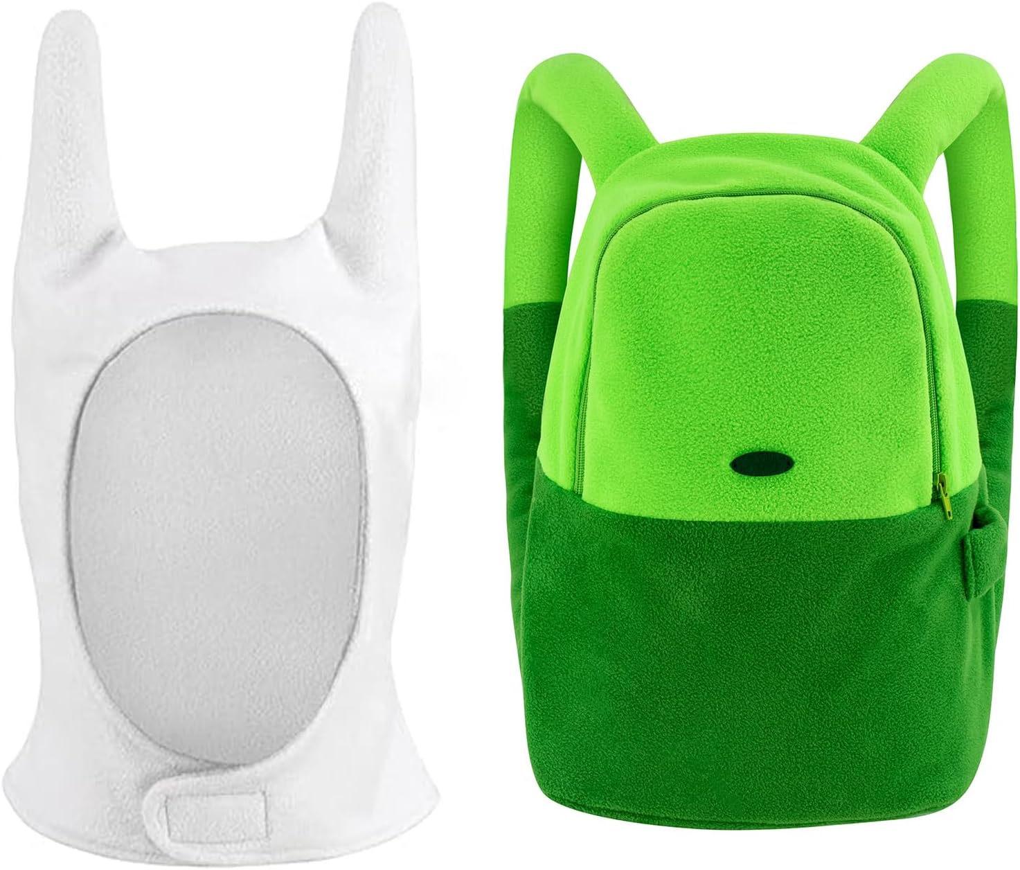 DAZCOS Green Medium Backpack with Womens Hat for Easter Halloween Costume Accessory