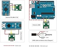 Vista 3 de Sensor capacitivo de humedad del suelo 3.3V compatible con Arduino (2-PAC)