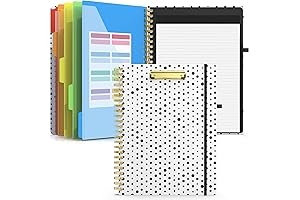 Sooez Spiral Clipboard Folio, Cute Clipboard Portfolio for School Office Nursing