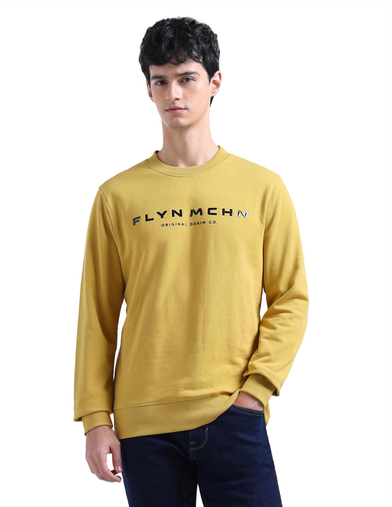 flying machine Men's Regular Fit Sweatshirt| Printed-picture-47