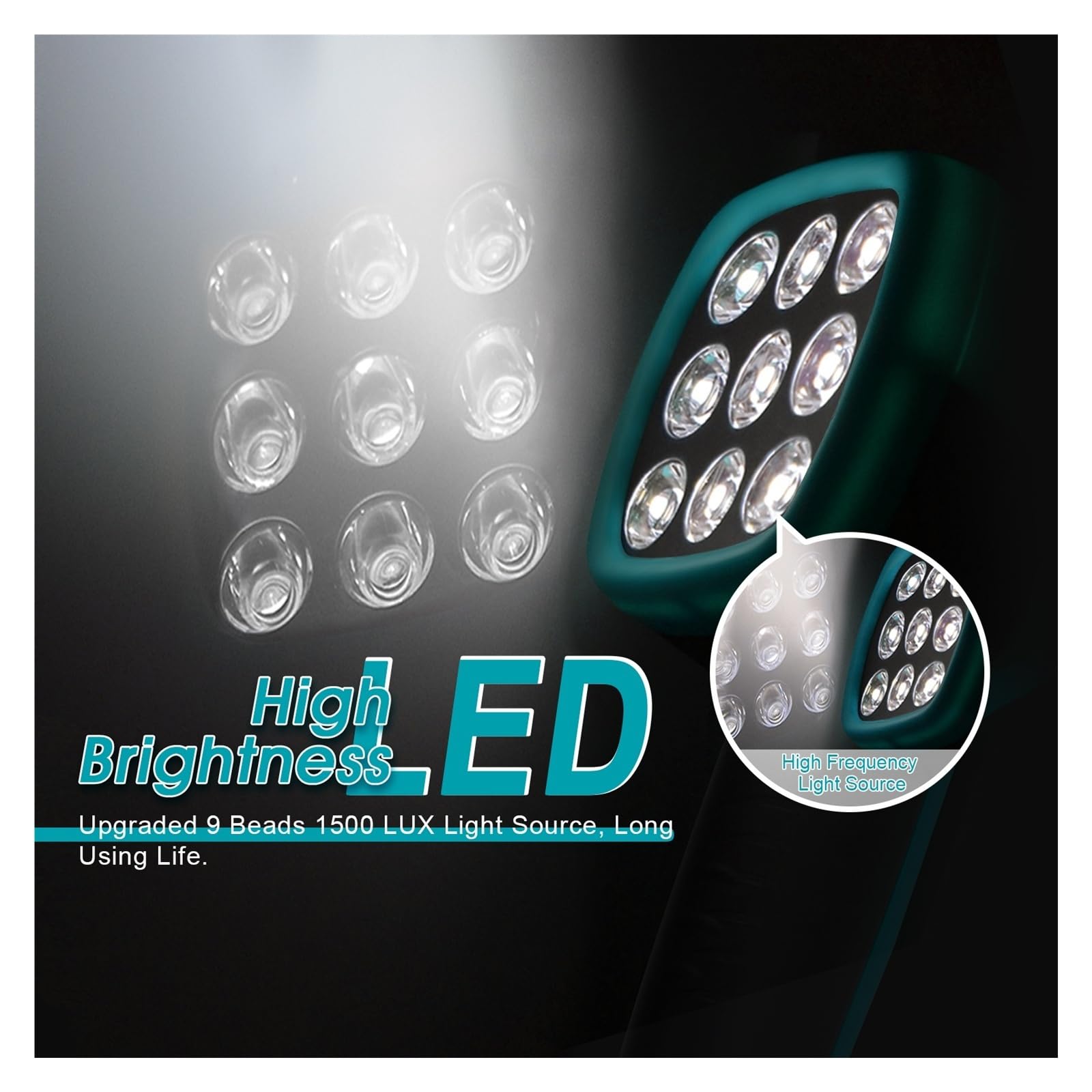Estroboscopio digital LED DT100B, tacómetro de 60-999.999 RPM, probador de velocidad sin contacto for bomba de ventilador de motor Observación en tiempo real