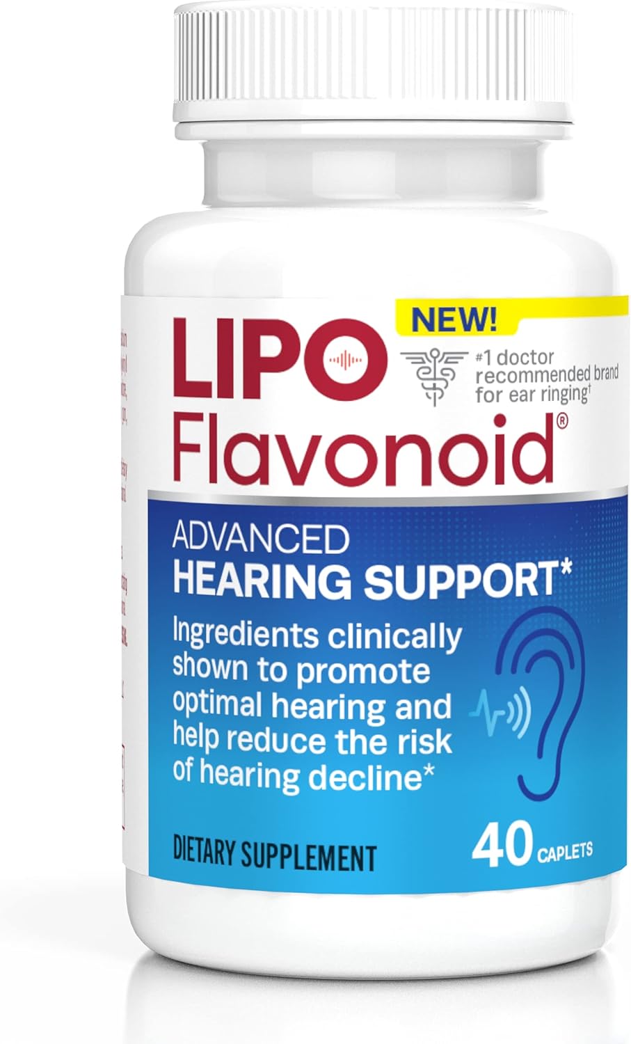 Buy Lipo Flavonoid Advanced Hearing Support & Protection Capsules, with Bioflavonoids and