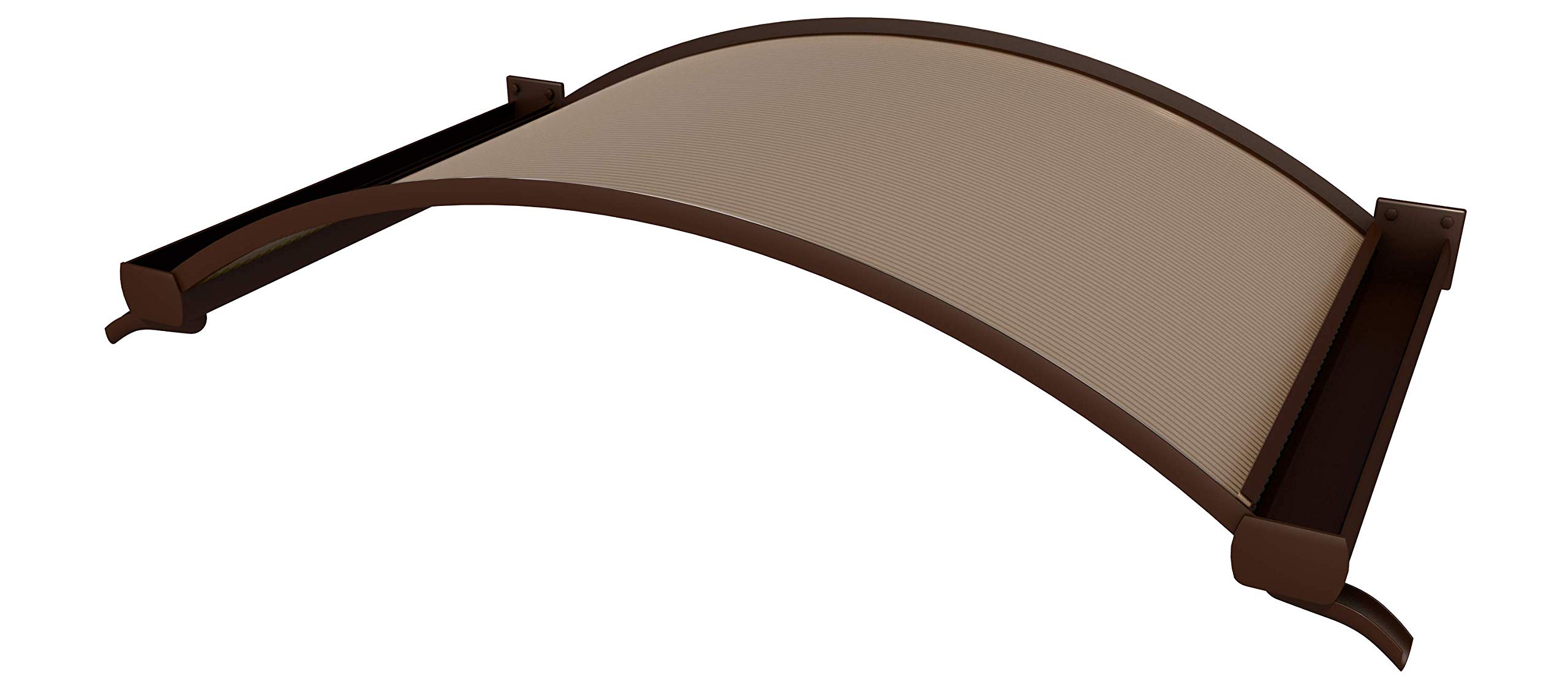 Gutta Rundbogenvordach NO-160 Getönt Braun 7210153