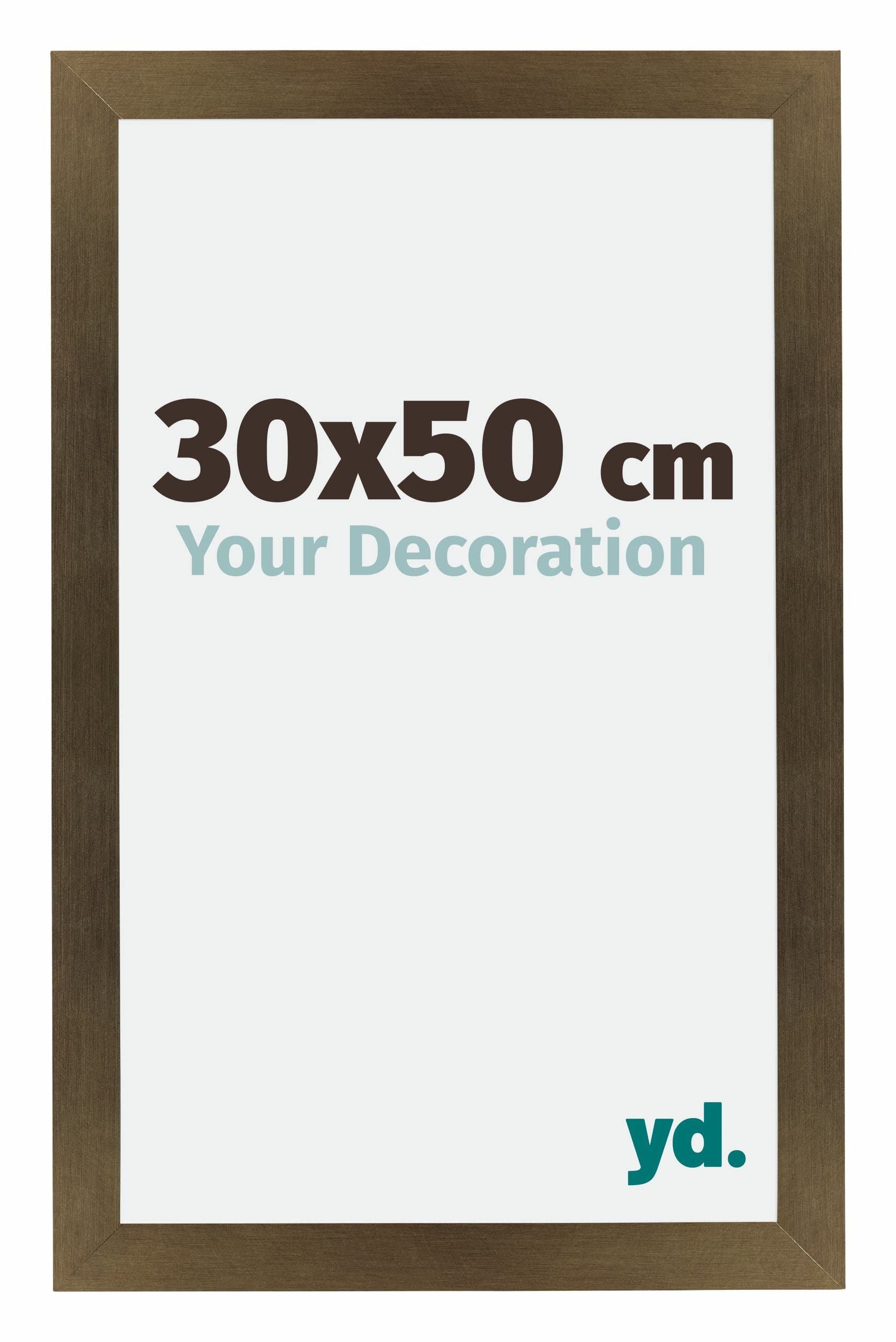 Your Decoration - Picture Frame 30x50 cm - Bronze Design - Decorative Wall Frame in MDF with Antireflection - Frame 30x50 - Mura — image 1