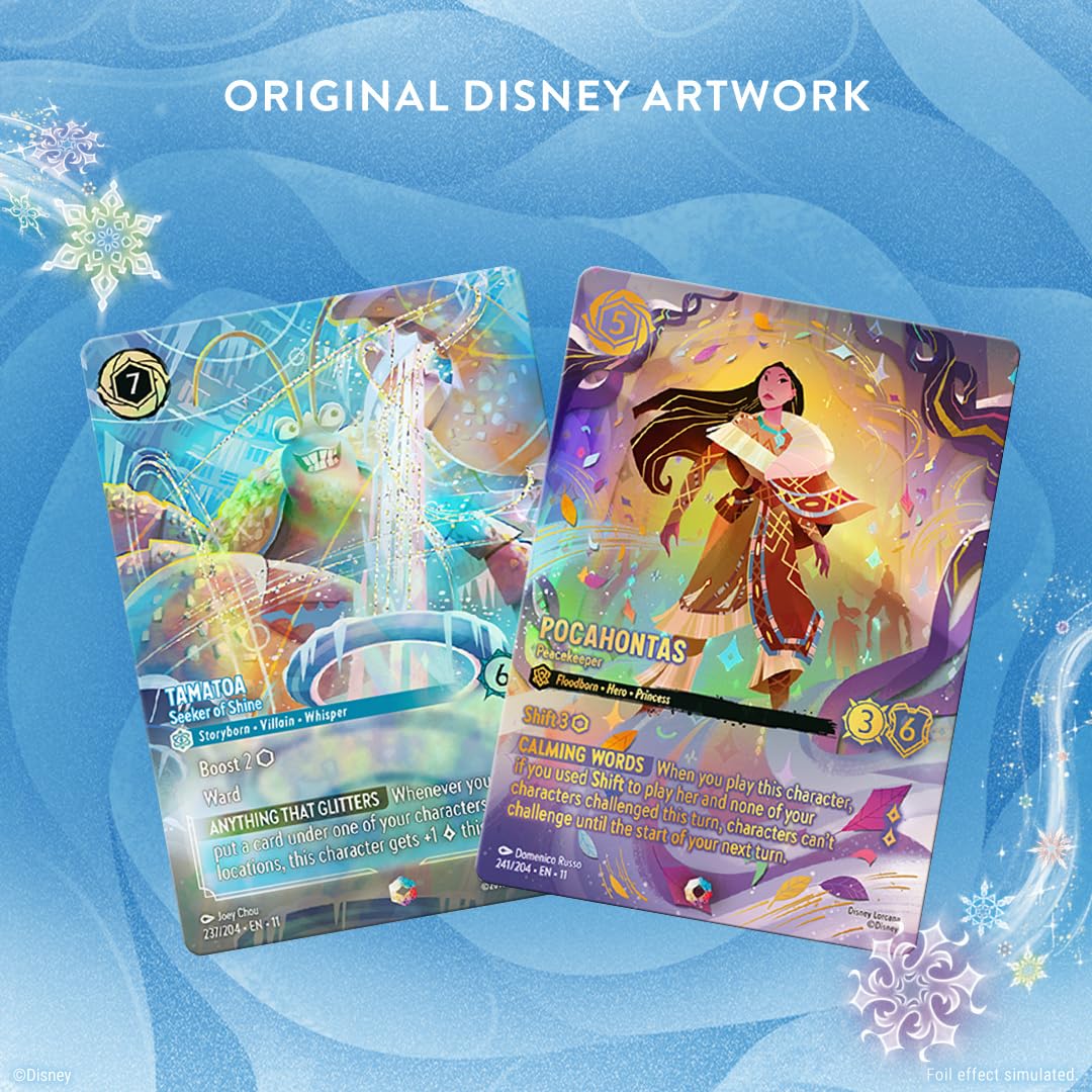 blue pokemon card Amazon.com: Ravensburger Disney Lorcana TCG: Winterspell Booster Pack  Display - 24 Packs with 12 Trading Cards Each - 288 Cards Total - Ideal for  Collectors & Disney Fans