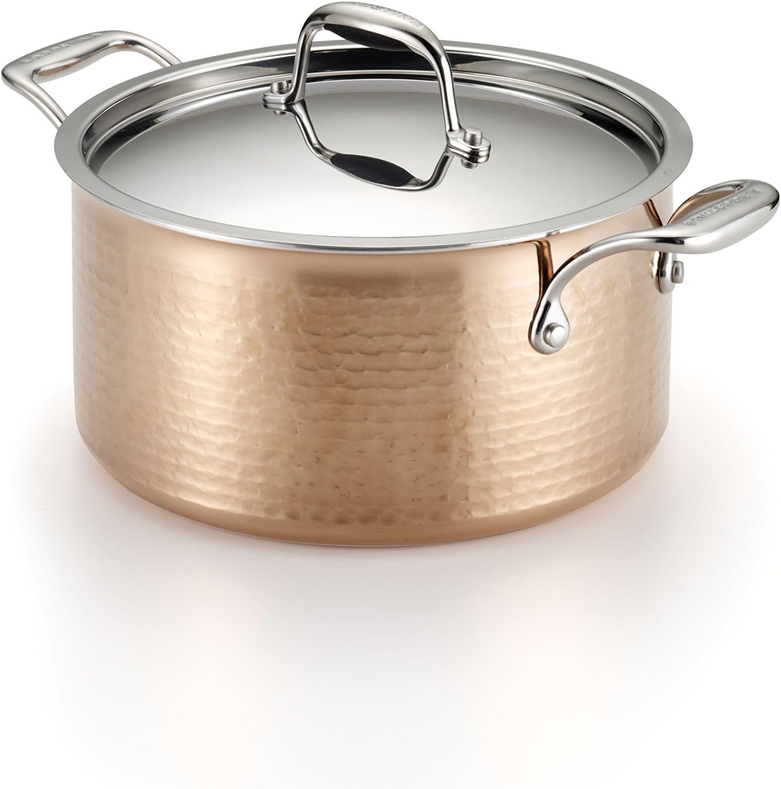 Martellata Copper 5-Quart Covered Stewpot
