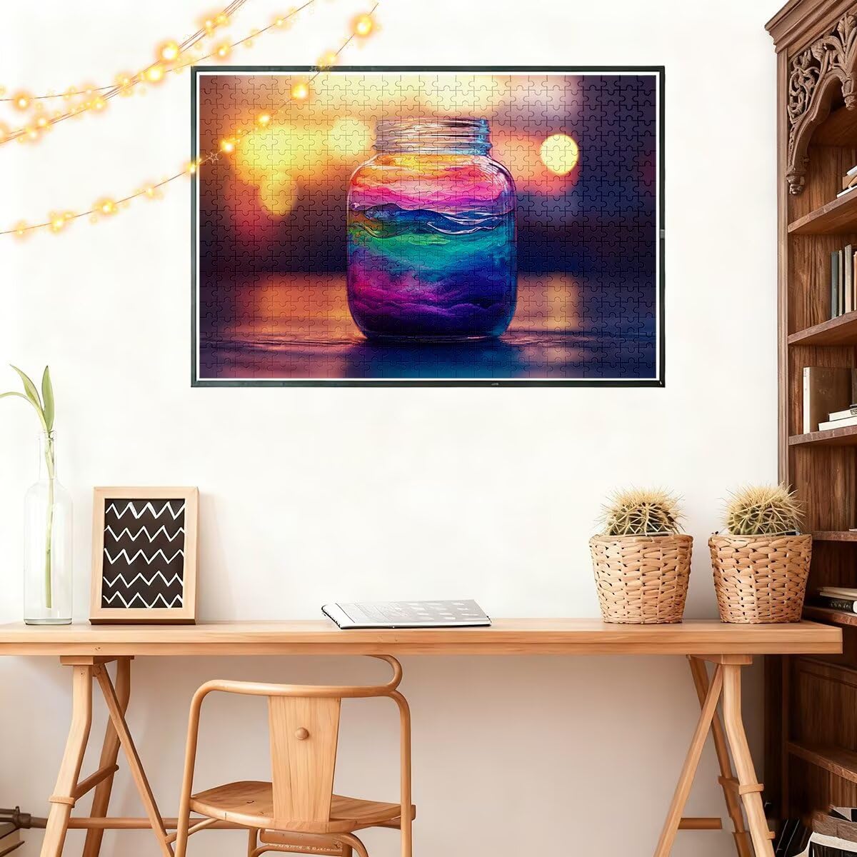 Puzzle 3000 elementów dla dorosłych, sowa, butelka, klasyczne drewniane puzzle dla dorosłych, 122 x 81 cm, imponująca gra edukacyjna, wyzwanie, gra logiczna dla całej rodziny, relaksacyjny, prezent