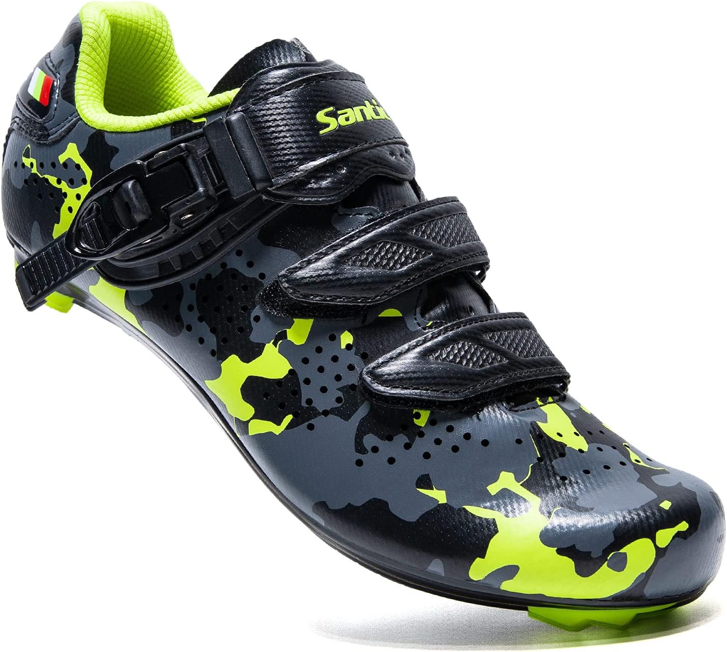 SanticSantic Cycling Shoes Road Bike Shoes Indoor Riding Outdoor Cycling Shoes Riding Shoes for Men and Women