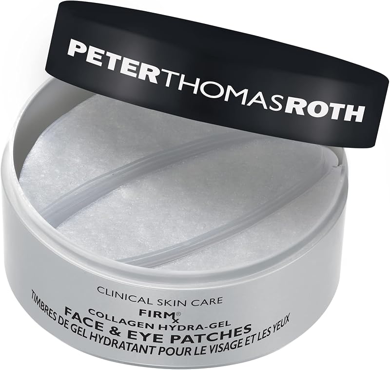 Parches faciales y oculares de Hydra-Gel de colágeno FIRMx | Parches de gel de colágeno para debajo de los ojos y la cara