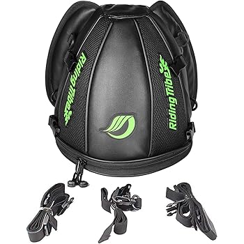 leather motorcycle luggage rack bag