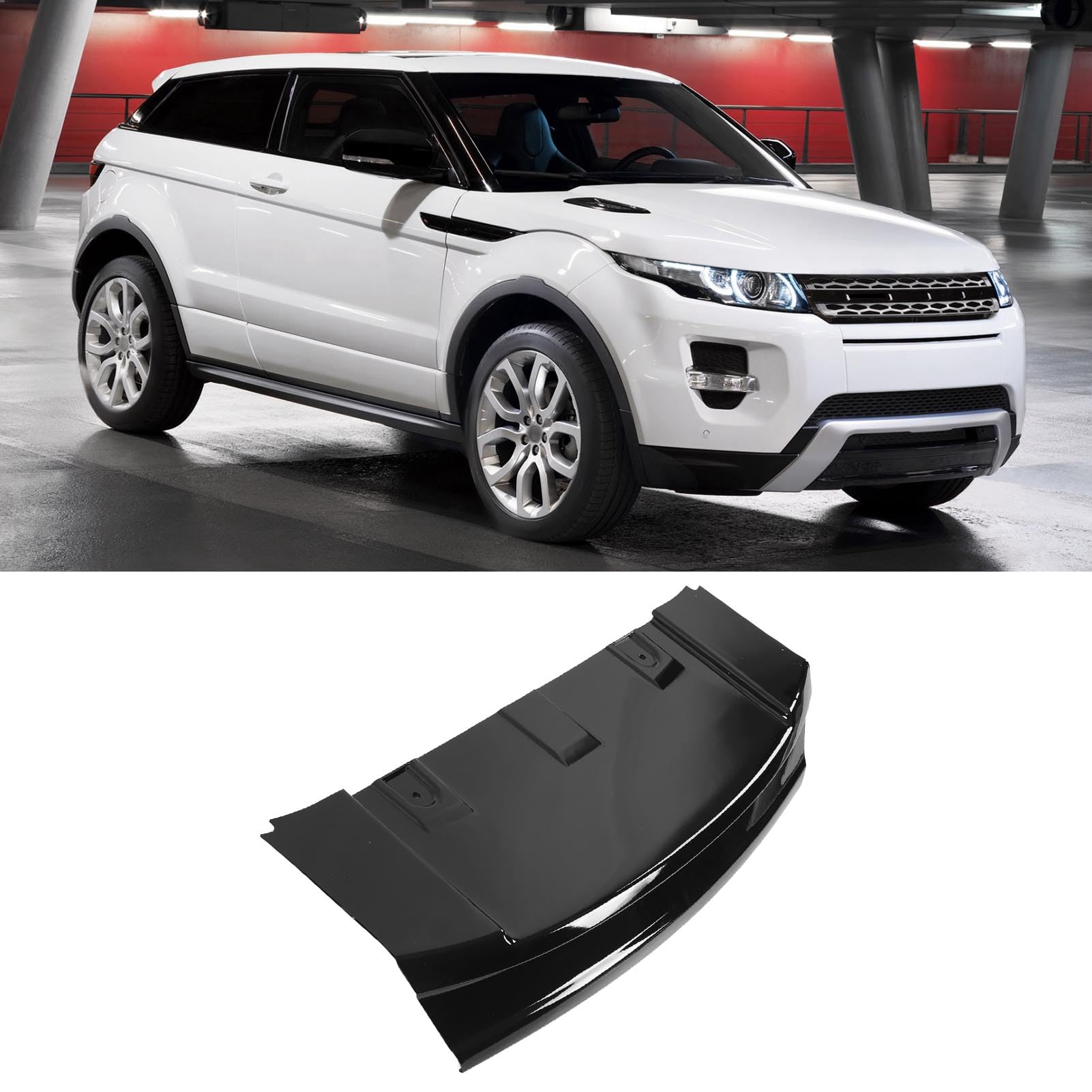 Haofy LR032309 LR028187 Czarna Osłona Haka Holowniczego Przedniego Zderzaka, Poprawiona przyczepność na Lądzie Pasuje do Rover Range Pasuje do Rover L538