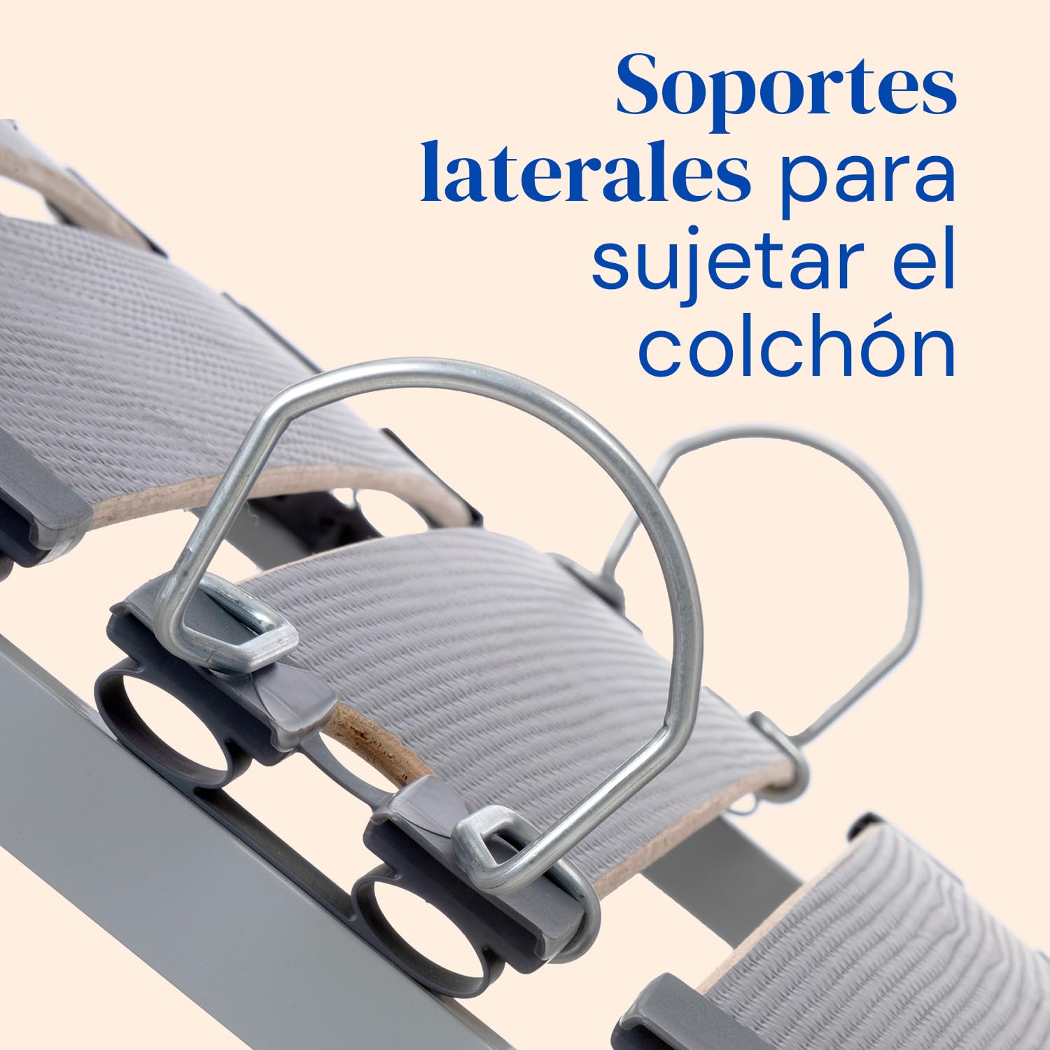 Geriafy - Cama Articulada Eléctrica Reforzada con Patas Regulables | Barandillas abatibles Resistentes (90x190 cm, Mando Inalámbrico)