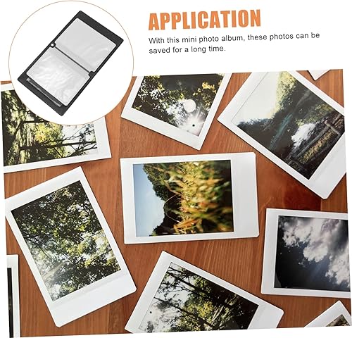 Miniatura 8 de SHINEOFI 3 Pcs Photo Storage Book Business Mini Photo Book Name Holder Book Small Wedding Album Lovely Album Home Phot Holder Cow Pattern Album