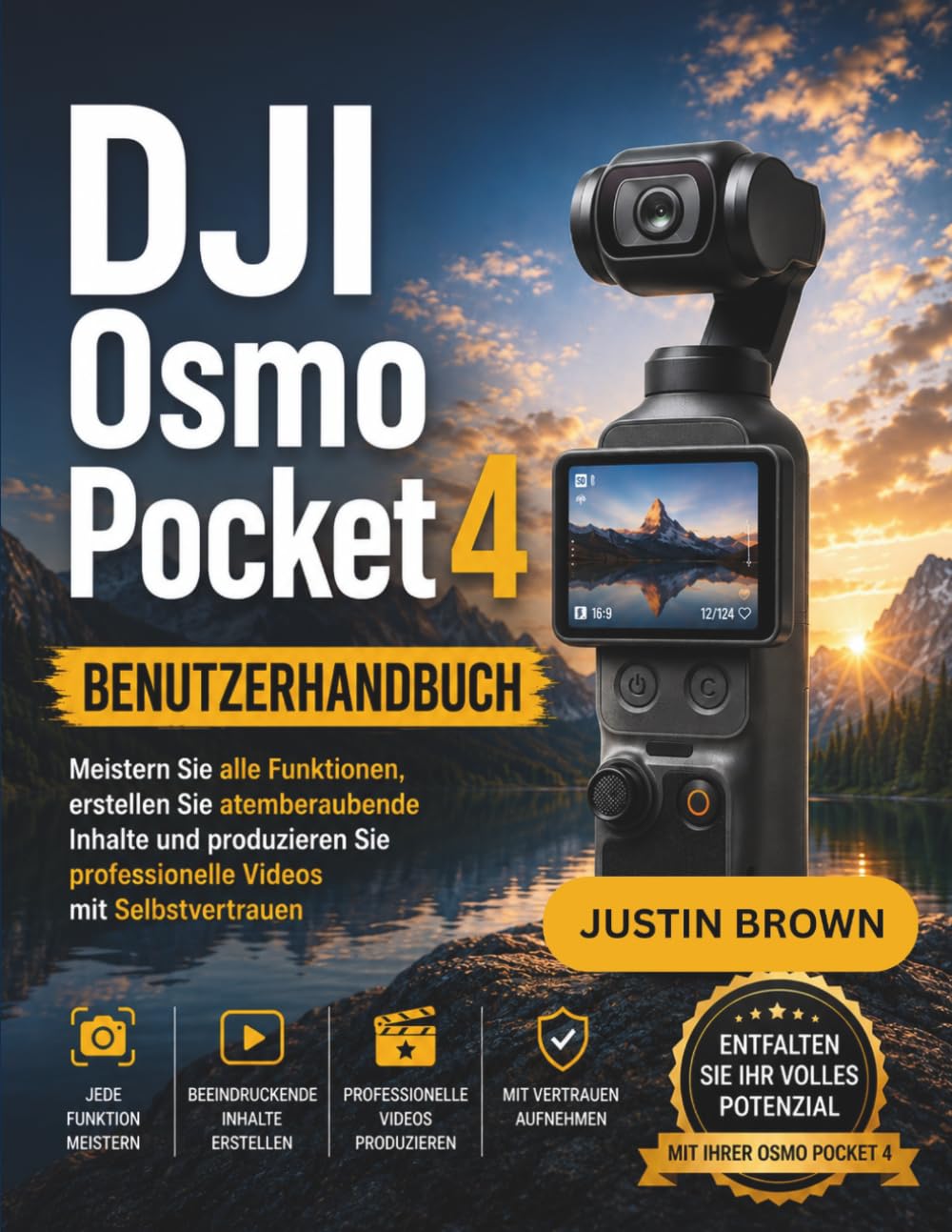 DJI Osmo Pocket 4 Benutzerhandbuch: Meistern Sie alle Funktionen, erstellen Sie atemberaubende Inhalte und produzieren Sie professionelle Videos mit Selbstvertrauen
