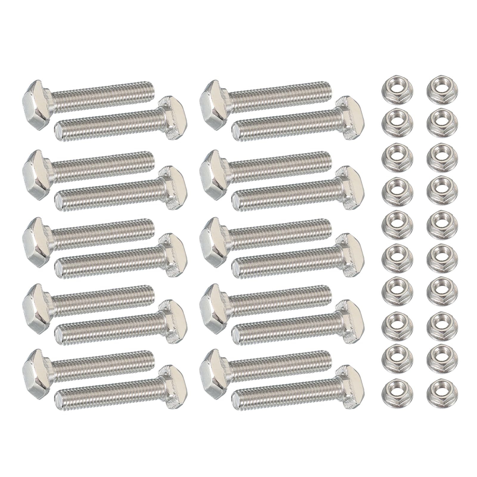PATIKIL M5 x 30 mm T-Slot Bolts