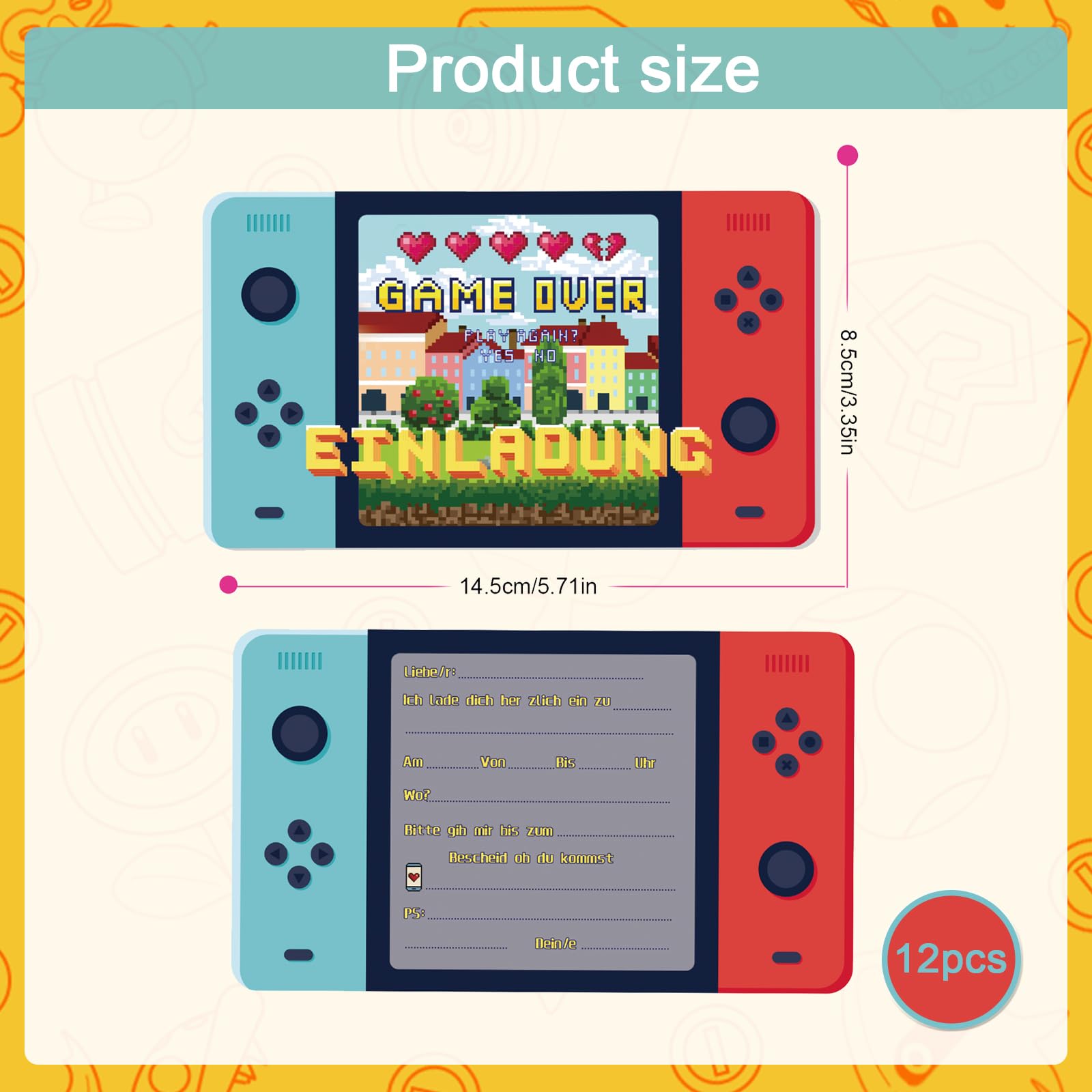 SANNIX 12 Cartes Invitation Anniversaire à Gratter Enfant Fille Et Garçon - 12 Enveloppes - 30 Stickers - Theme Arc-en-ciel Pour Garçon Fille Enfant Fête Anniversaire