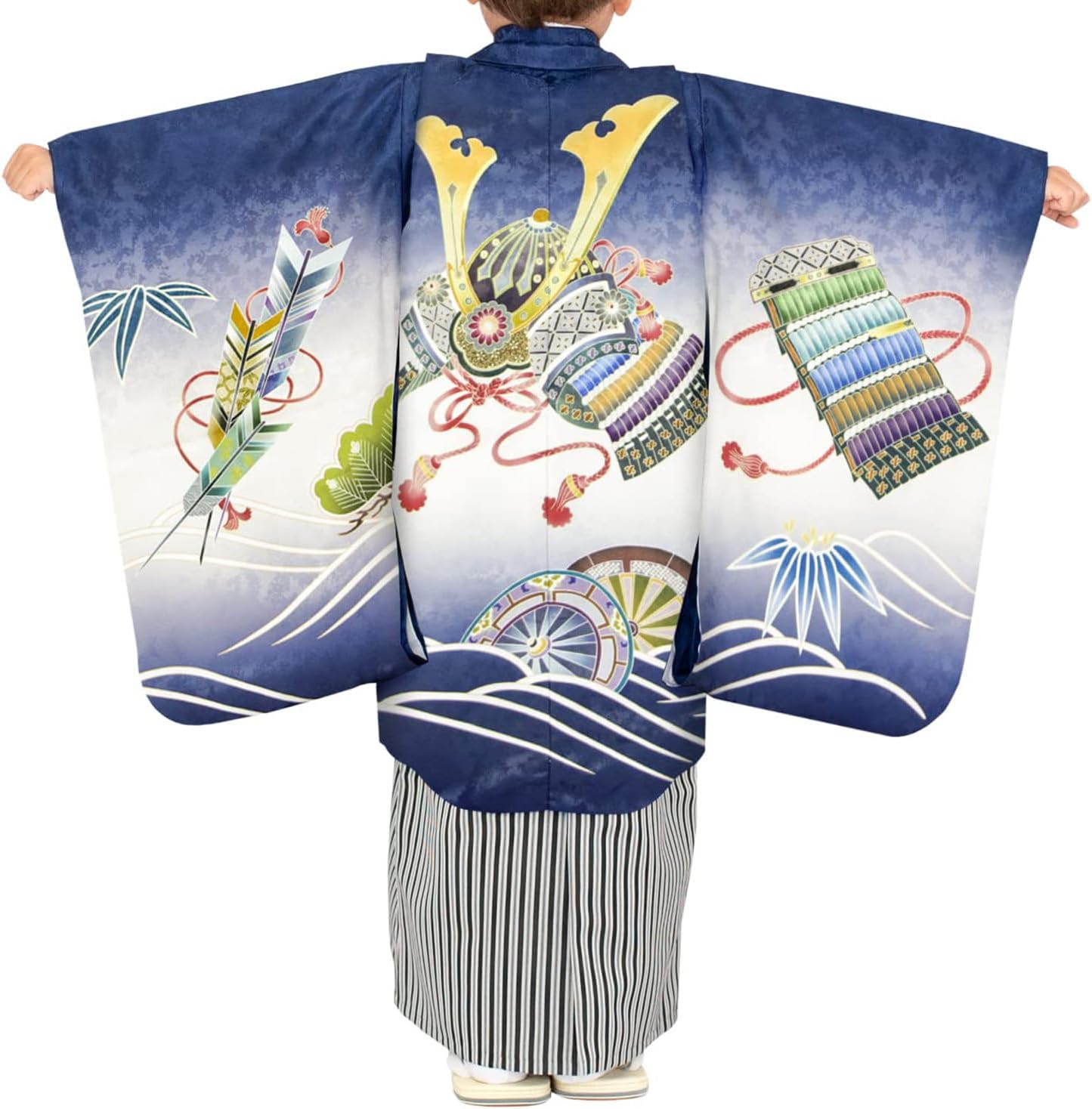 KYOETSU] [キョウエツ] 七五三 5歳 男の子 着物 セット 羽織 袴