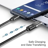 Vista 2 de Adaptador USB C a USB [2 unidades] USB C macho a USB 3 hembra adaptador compatible con MacBook Pro iMac iPad Mini Thunderbolt 3/4 dispositivos gris