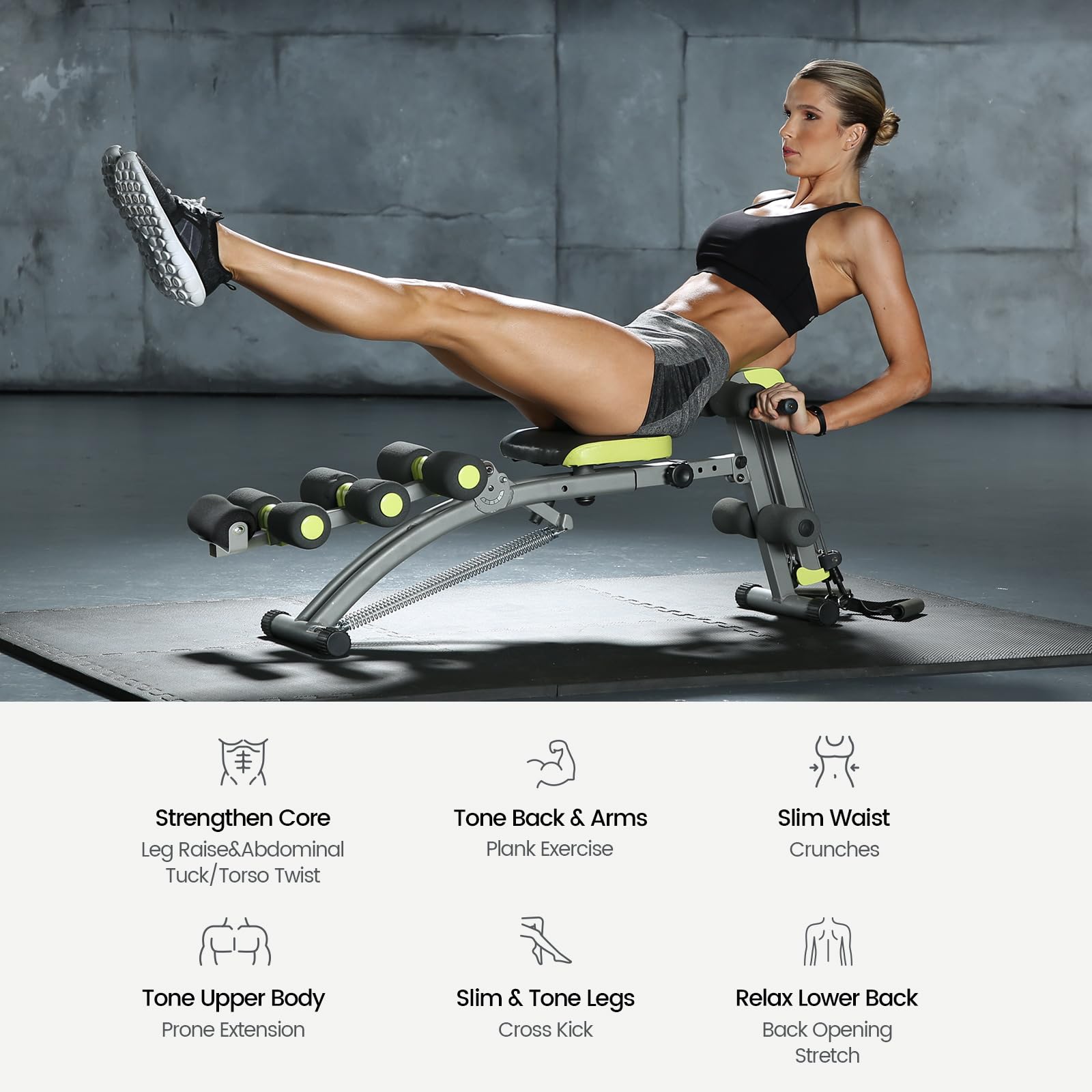 Amazon.com : Wonder Core V2 Upgraded Adjustable Workout Bench & Ab