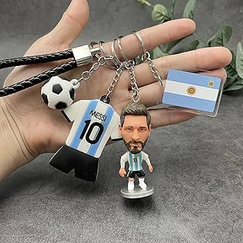 Amazon.co.jp: PANHUI リオネル メッシ キーリング マスコット