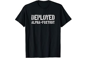 Deployed AF - Alpha Foxtrot Funny Military Deployment T-Shirt