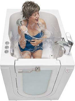 Ella Front Entry 32"x40" Air + Hydro Walk-In Tub, Left Door, Heated Seat