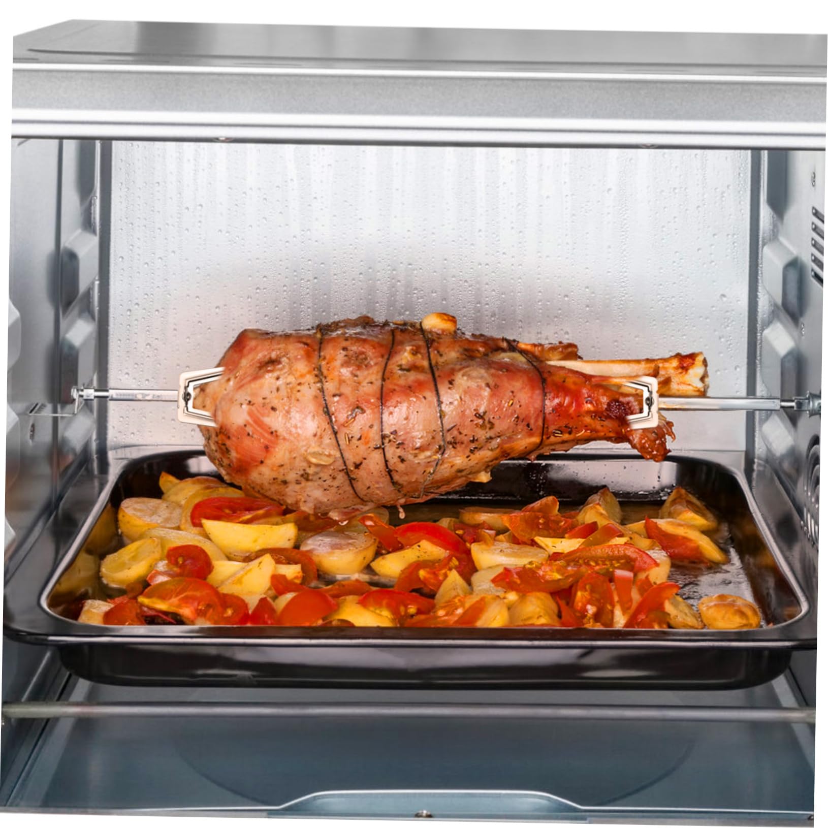 Hemobllo 30 Set Di Forchette Per Pollo Alla Griglia Componenti Per Griglia Tostapane Forno Girarrosto Asta Macchina Per Girarrosto Friggitrici Padella Forno Fornitura Di Carne