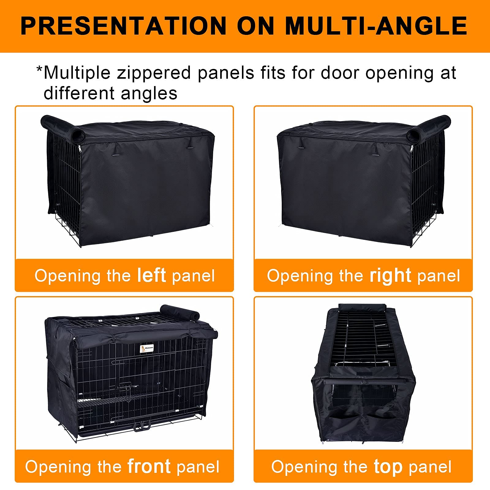 クレートカバー Amazon.co.jp: 両開きドア犬用クレートカバー、210D