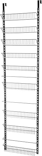 Home-Complete - Organizador de despensa sobre la puerta, organizador de 9 niveles para almacenamiento de baño, armario o cocina, organizadores y