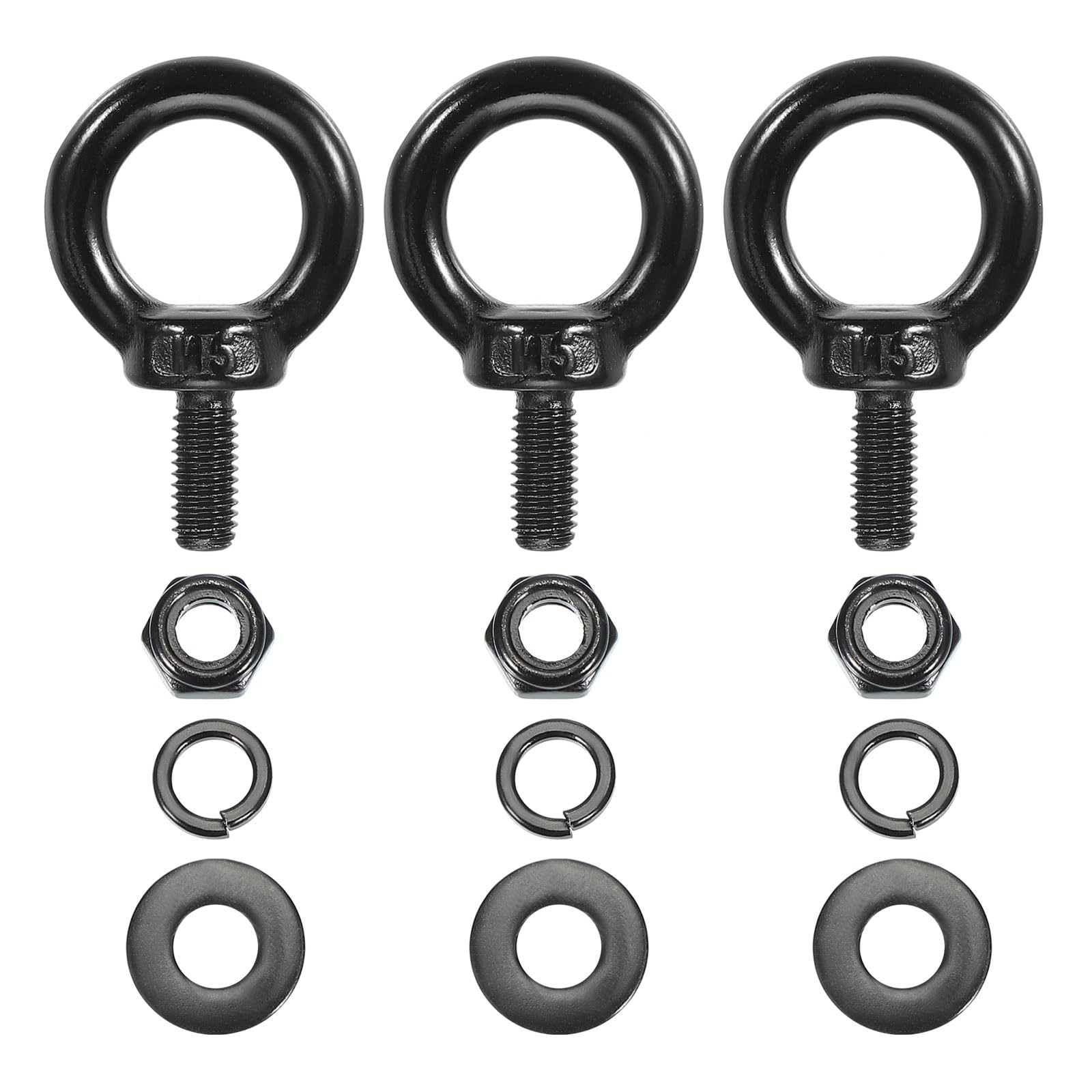 PATIKIL M5x12mm Lifting Shoulder Eye Bolt